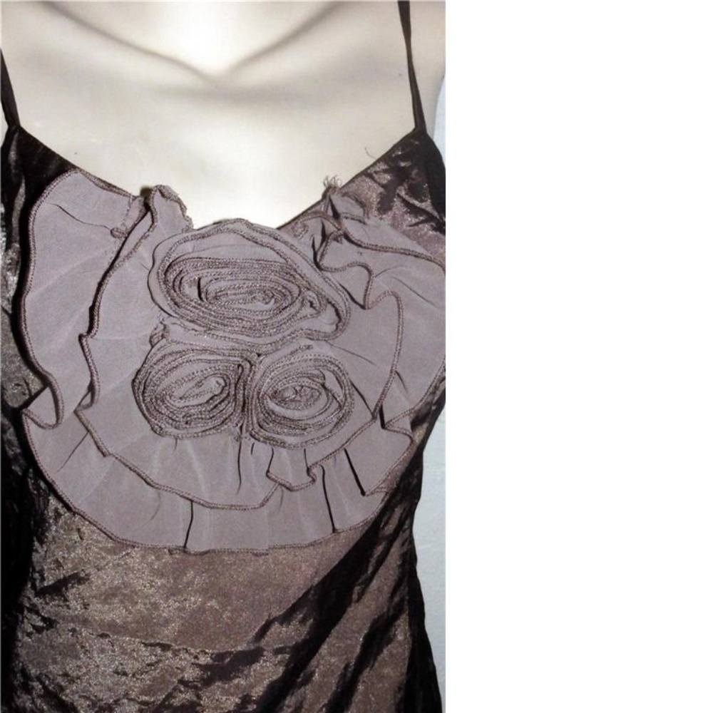 Anthropologie Esley NWOT Taupe Sexy Shirt - Picture 5 of 6